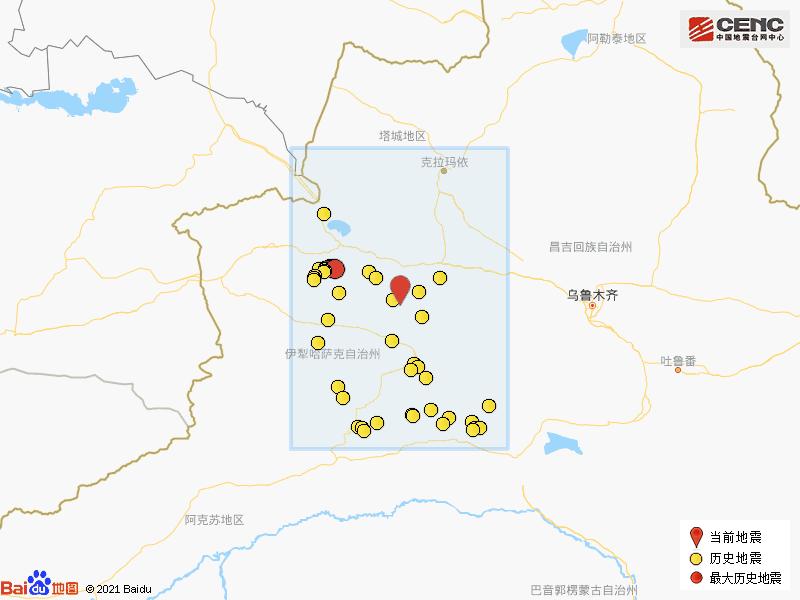 塔城地震最新情况报告发布