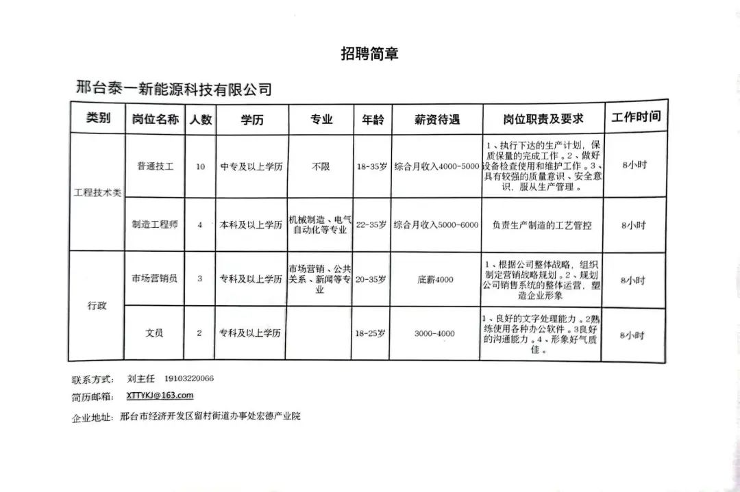 邢台工厂最新招工信息及其社会影响分析